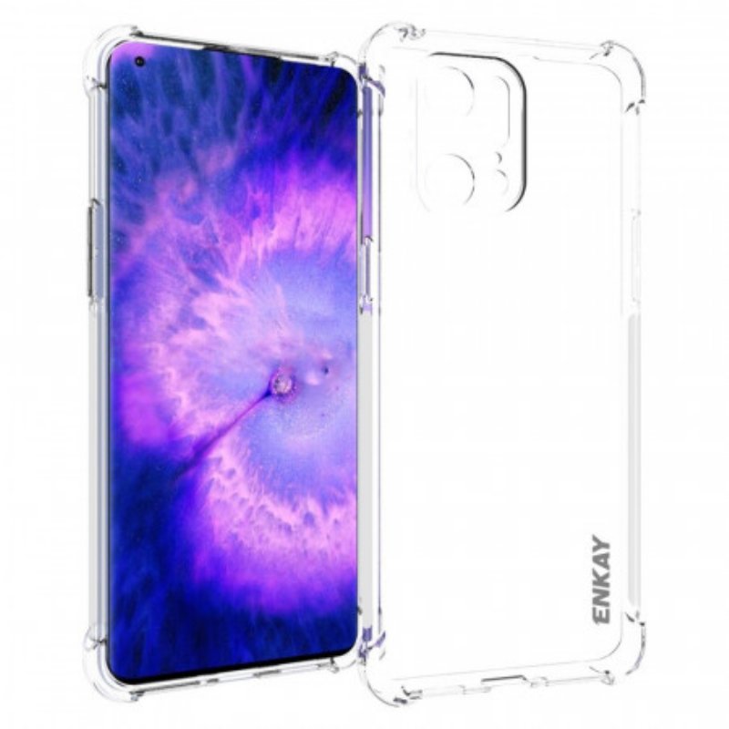 Skal Oppo Find X5 Pro Transparent Enkay