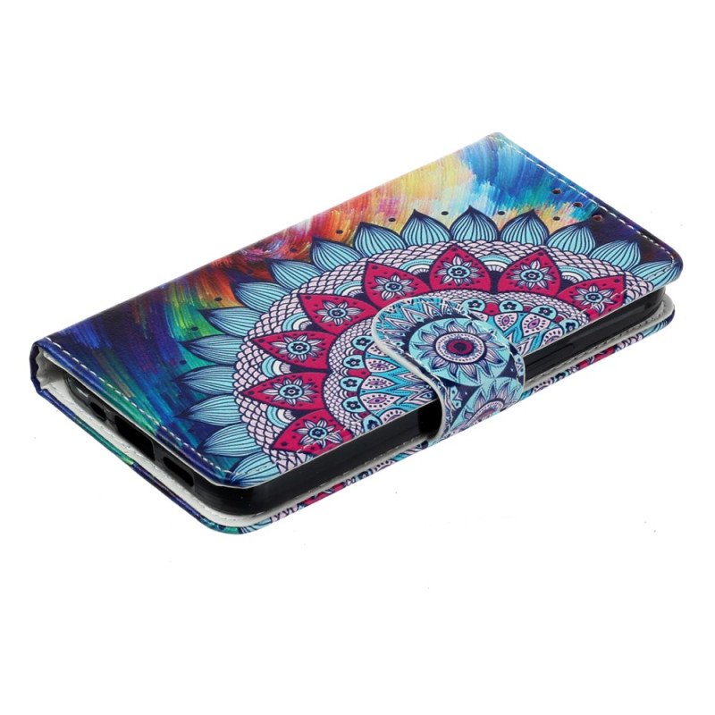 Fodral iPhone 15 Med Kedjar Flashig Mandala Med Rem