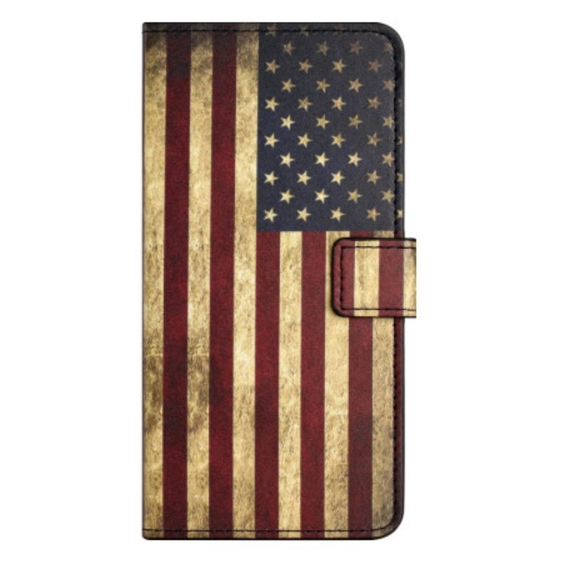 Fodral iPhone 15 Vintage Usa Flagga