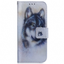 Fodral iPhone 15 Wolf Akvarell