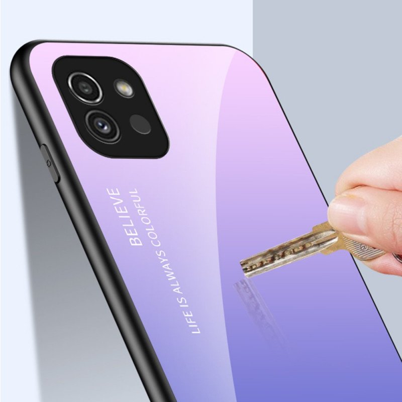 Skal Samsung Galaxy A03 Härdat Glas Hej