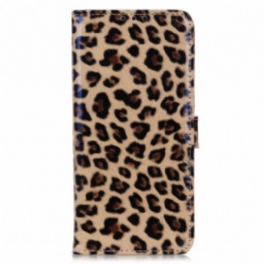 Folio-fodral Motorola Edge 20 Lite Leopard