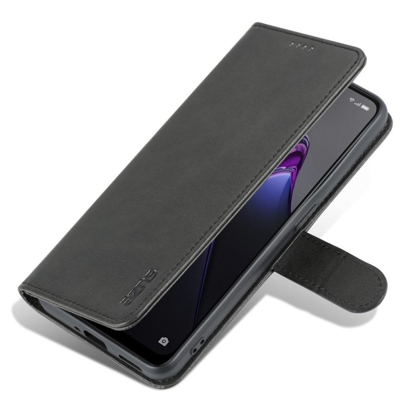 Fodral Oppo Reno 8 Azns Läder Styling