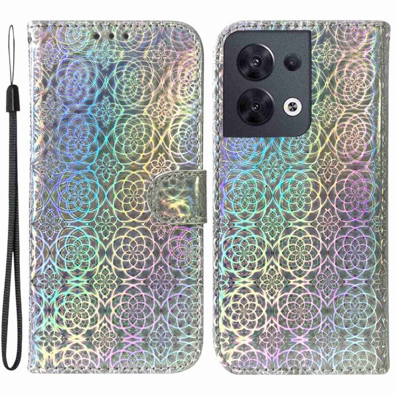 Fodral Oppo Reno 8 Disco-stil