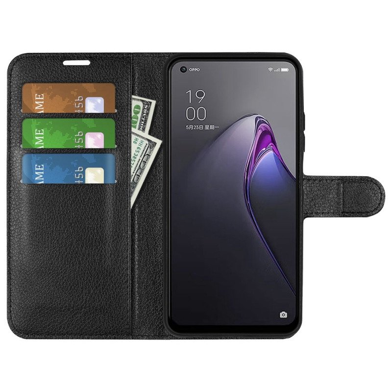 Fodral Oppo Reno 8 Klassisk Stil