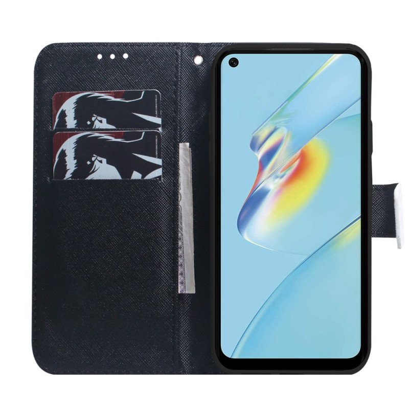 Fodral Oppo Reno 8 Med Kedjar Strappy Puppy Dream