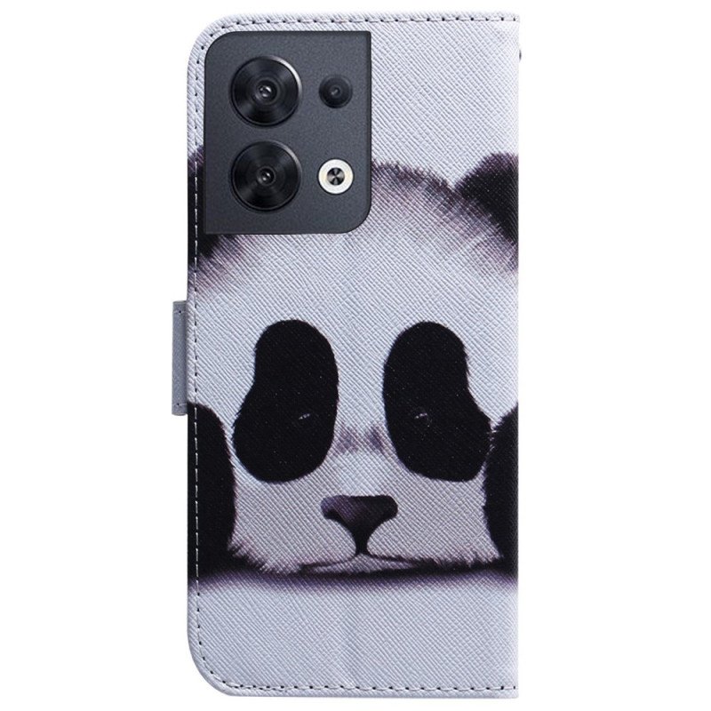 Fodral Oppo Reno 8 Panda Med Snodd