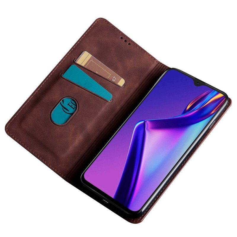 Folio-fodral Oppo Reno 8 Läderfodral Lädereffekt