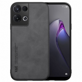 Skal Oppo Reno 8 X&e Lädereffekt