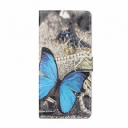 Folio-fodral Samsung Galaxy A32 Butterfly Prestige Blue