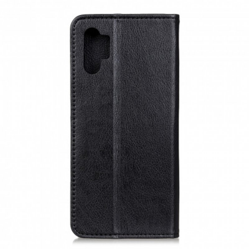 Folio-fodral Samsung Galaxy A32 Läderfodral Elegance Split Litchi Läder