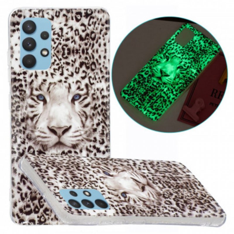 Skal Samsung Galaxy A32 Leopard Fluorescerande