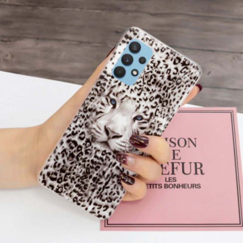 Skal Samsung Galaxy A32 Leopard Fluorescerande