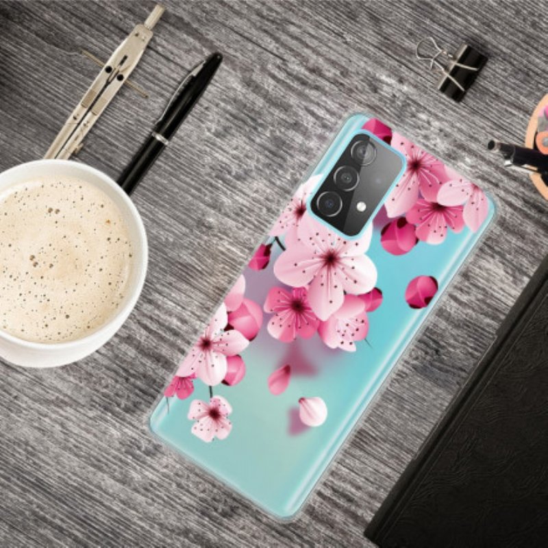 Skal Samsung Galaxy A32 Små Rosa Blommor