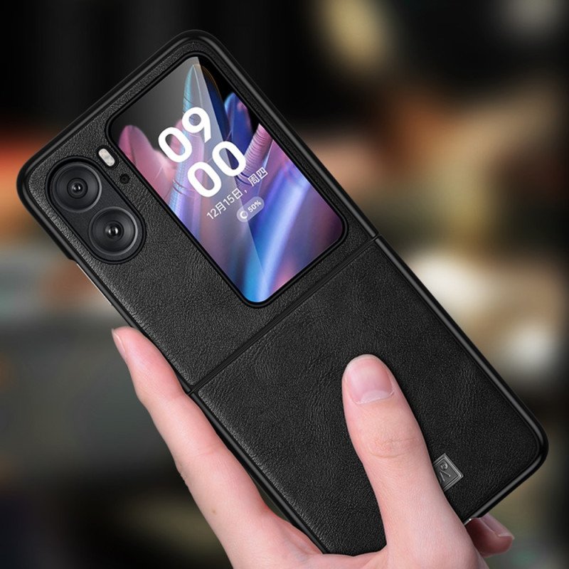 Folio-fodral Skal Oppo Find N2 Flip Läderfodral Sulada Lädereffekt