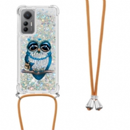 Skal Xiaomi 12 Lite Med Snodd Paljett Dragsko Mrs. Owl