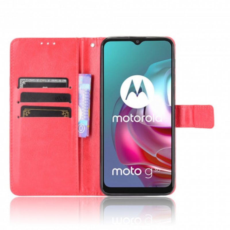 Fodral Moto G30 / G10 Flashig Konstläder