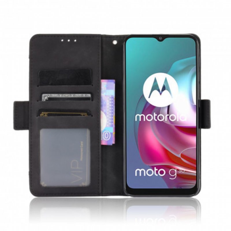 Folio-fodral Moto G30 / G10 Multi-card Premier Class