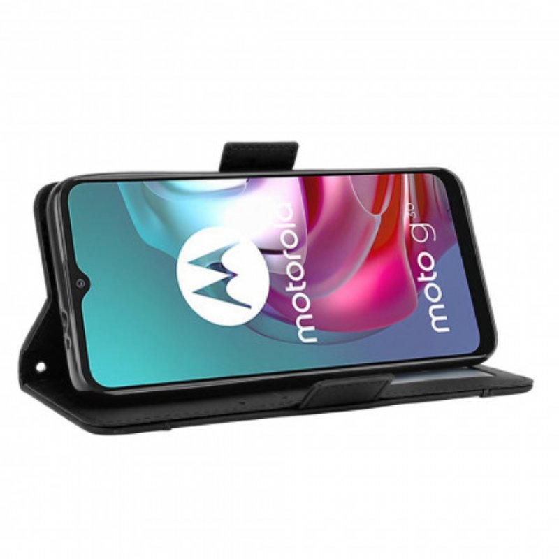 Folio-fodral Moto G30 / G10 Multi-card Premier Class