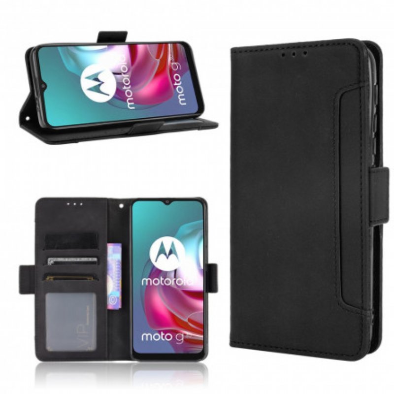 Folio-fodral Moto G30 / G10 Multi-card Premier Class