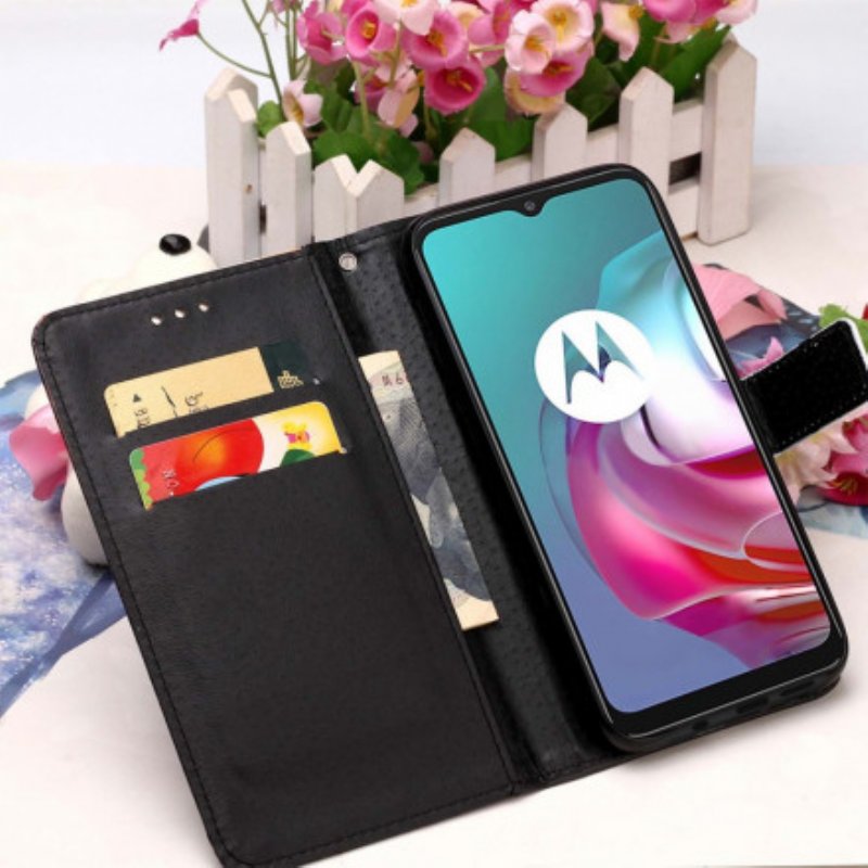 Folio-fodral Moto G30 / G10 Natttiger