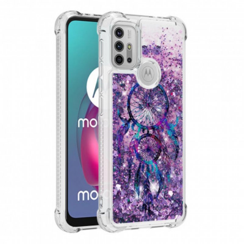 Mobilskal Moto G30 / G10 Glitter Drömfångare