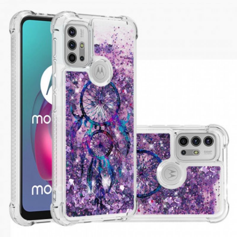 Mobilskal Moto G30 / G10 Glitter Drömfångare