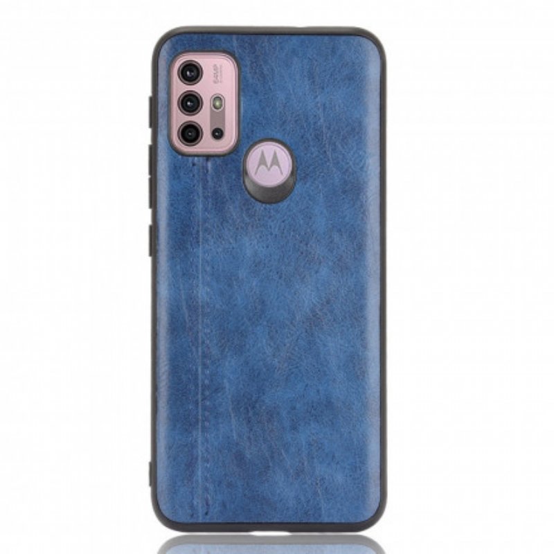 Skal Moto G30 / G10 Couture Lädereffekt