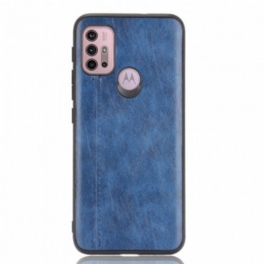 Skal Moto G30 / G10 Couture Lädereffekt