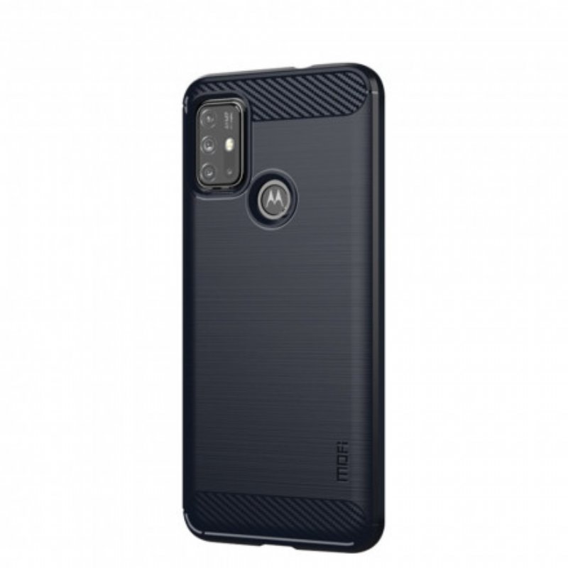 Skal Moto G30 / G10 Mofi Borstad Kolfiber