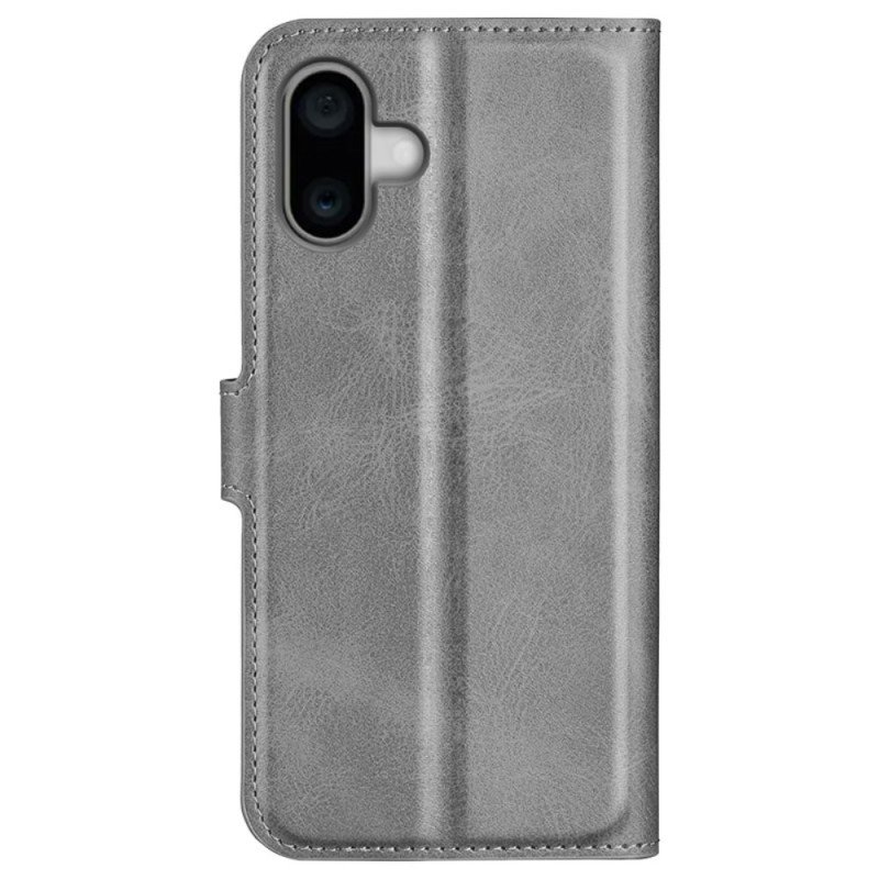 Läderfodral iPhone 16 Telefonfodral Läderstil