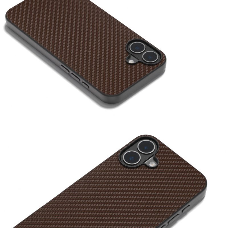 Skal iPhone 16 Abeel Carbon Fiber Texture