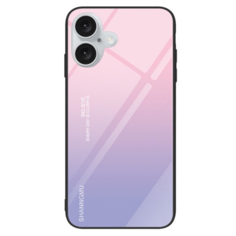 Skal iPhone 16 Telefonfodral Gradient Rosa Lila