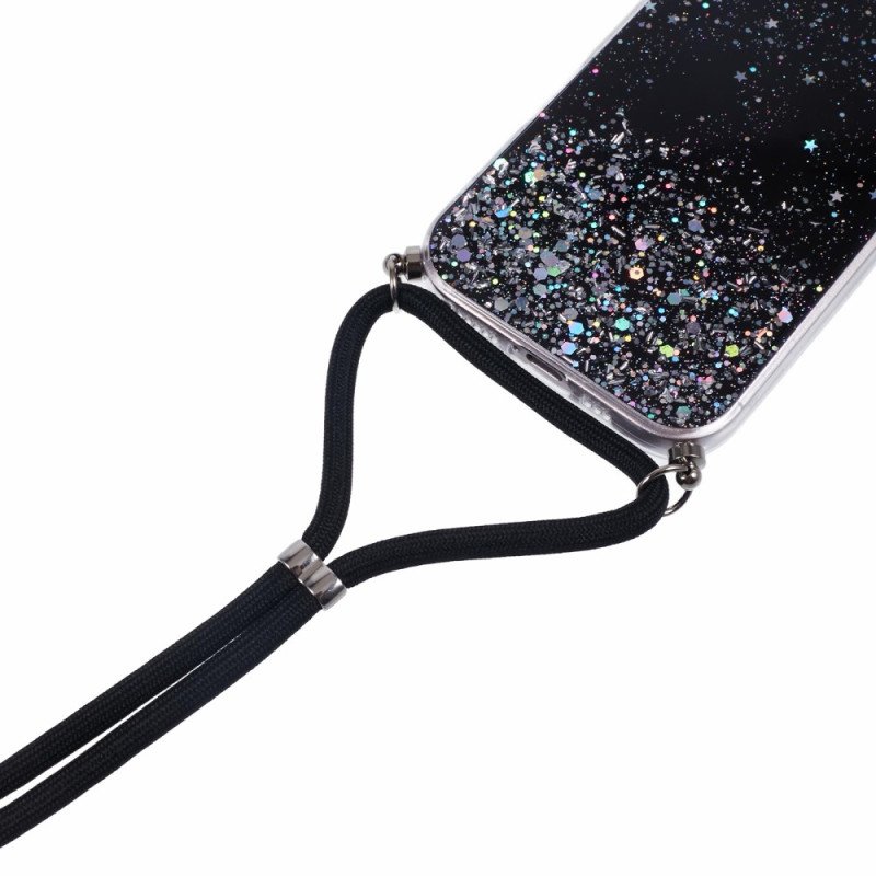 Skal iPhone 16 Telefonfodral Sequin Series Cord