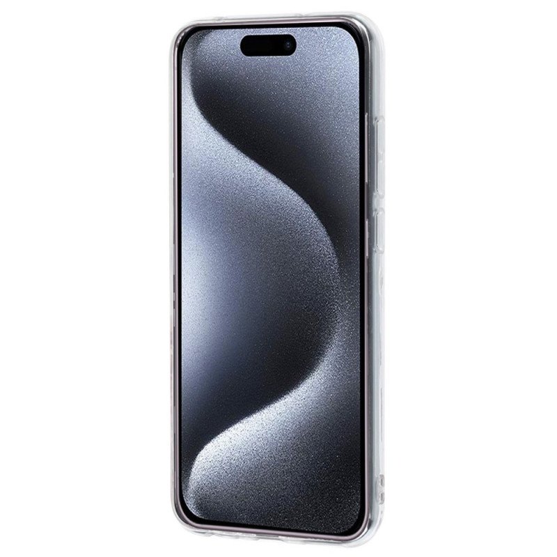 Skal iPhone 16 Telefonfodral Vit Blomma