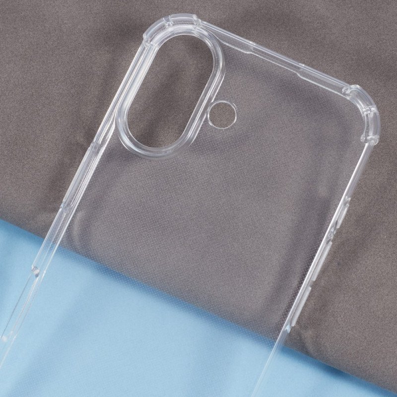 Skal iPhone 16 Transparent Förstärkt