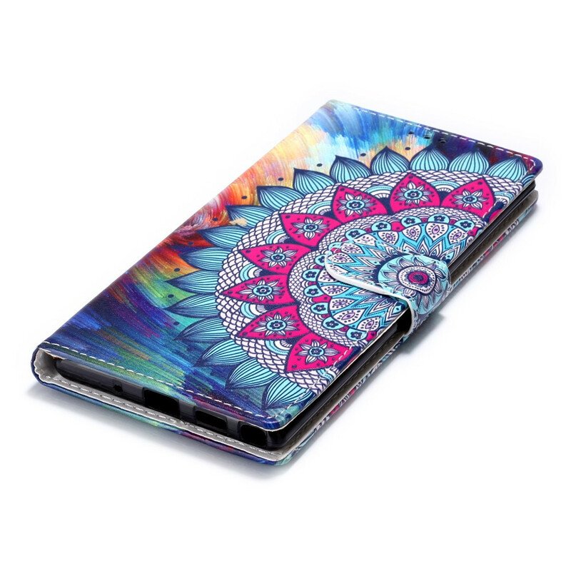 Läderfodral Samsung Galaxy Note 10 Plus Kung Mandala