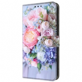 Fodral Samsung Galaxy A55 5g Färgglada Blommor