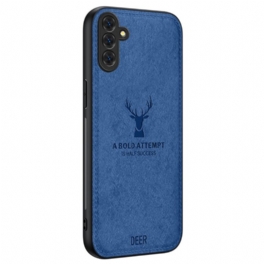 Skal För Samsung Galaxy A55 5g Faux Deer Leather