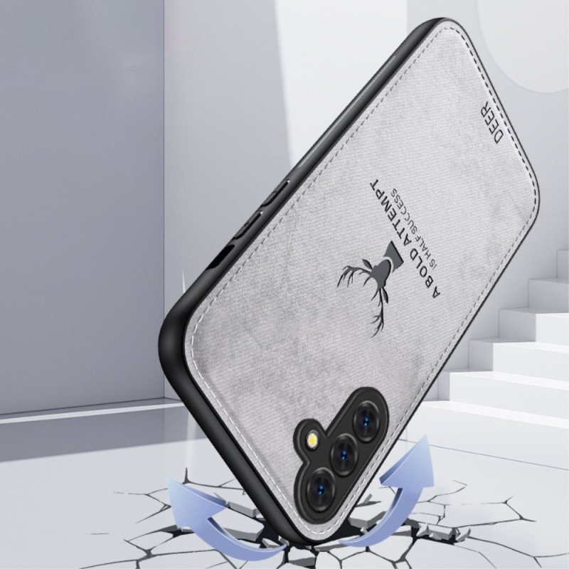 Skal För Samsung Galaxy A55 5g Faux Deer Leather