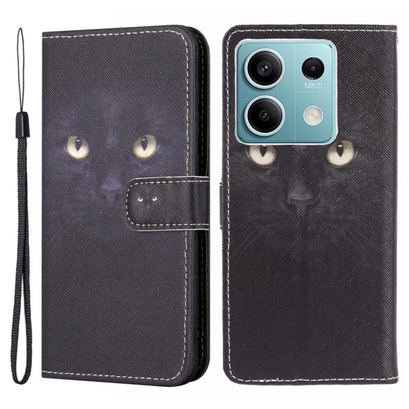 Fodral Xiaomi Redmi Note 13 5g Strappy Cat Eyes