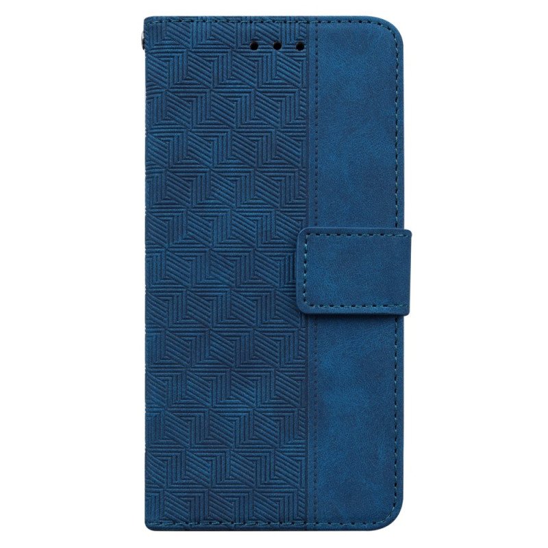 Fodral Xiaomi Redmi Note 13 5g Strappy Vävt Mönster