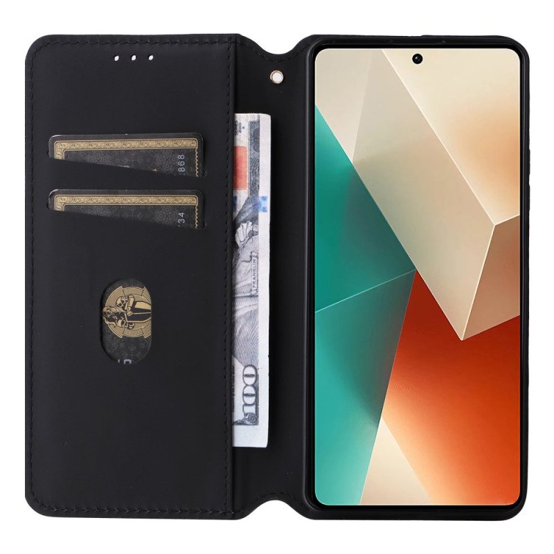 Folio-fodral Xiaomi Redmi Note 13 5g Telefonfodral 3d-kuber