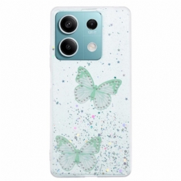 Skal För Xiaomi Redmi Note 13 5g Fjärilar Glitter