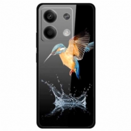 Skal Xiaomi Redmi Note 13 5g Telefonfodral Kronfågel Av Härdat Glas