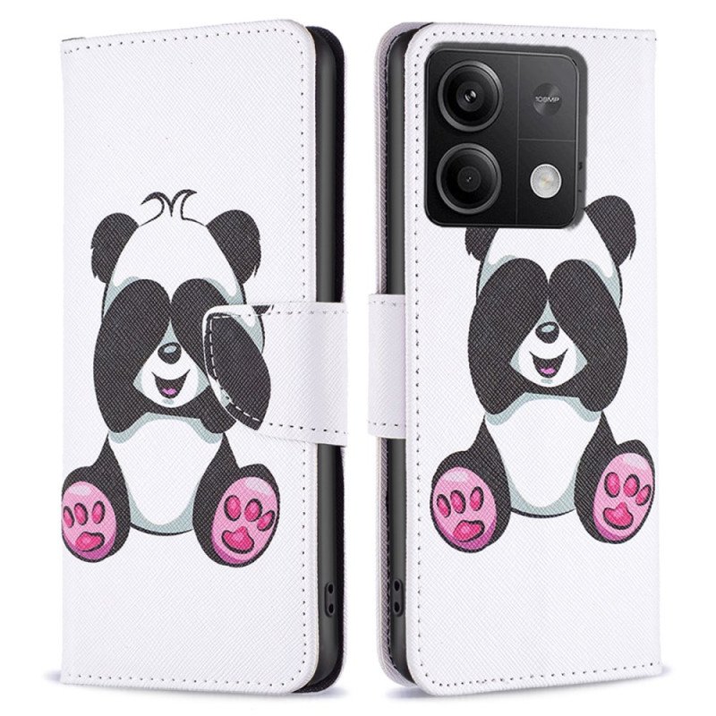 Skyddsfodral Xiaomi Redmi Note 13 5g Lilla Panda