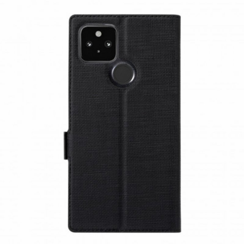 Folio-fodral Google Pixel 5 Läderfodral Strukturerad Vili Dmx