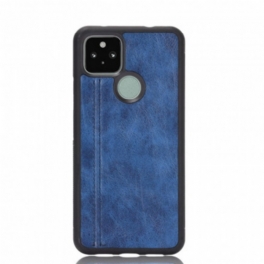 Skal Google Pixel 5 Couture Lädereffekt