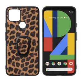 Skal Google Pixel 5 Ringstöd I Leopardstil