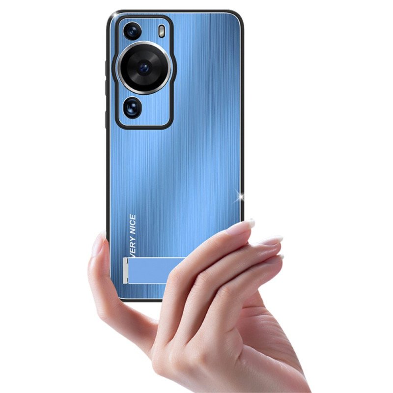 Skal Huawei P60 Pro Borstad Aluminium Med Stöd